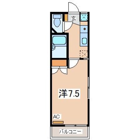 タウンズ安積の物件間取画像